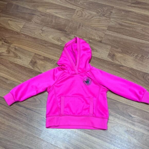 Body Glove Kids Long Sleeve Pullover Hoodie Sweatshirt Pink 2T - Picture 3 of 11